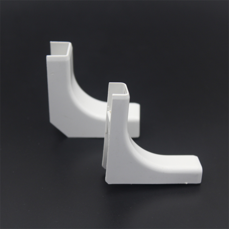 ABS Fiber Optic Plastic Accessories Cable Wiring Right Bending Angle Wall Tube Cable Clip