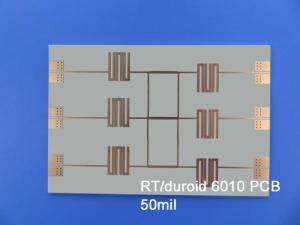  50mil RT Duroid 6010.2LM High Frequency PCB 1.27mm With Immersion Silver Manufactures