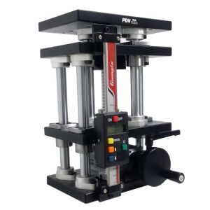 10mm Travel Manual Lab Jack Smooth Adjustment With Digital Ruler