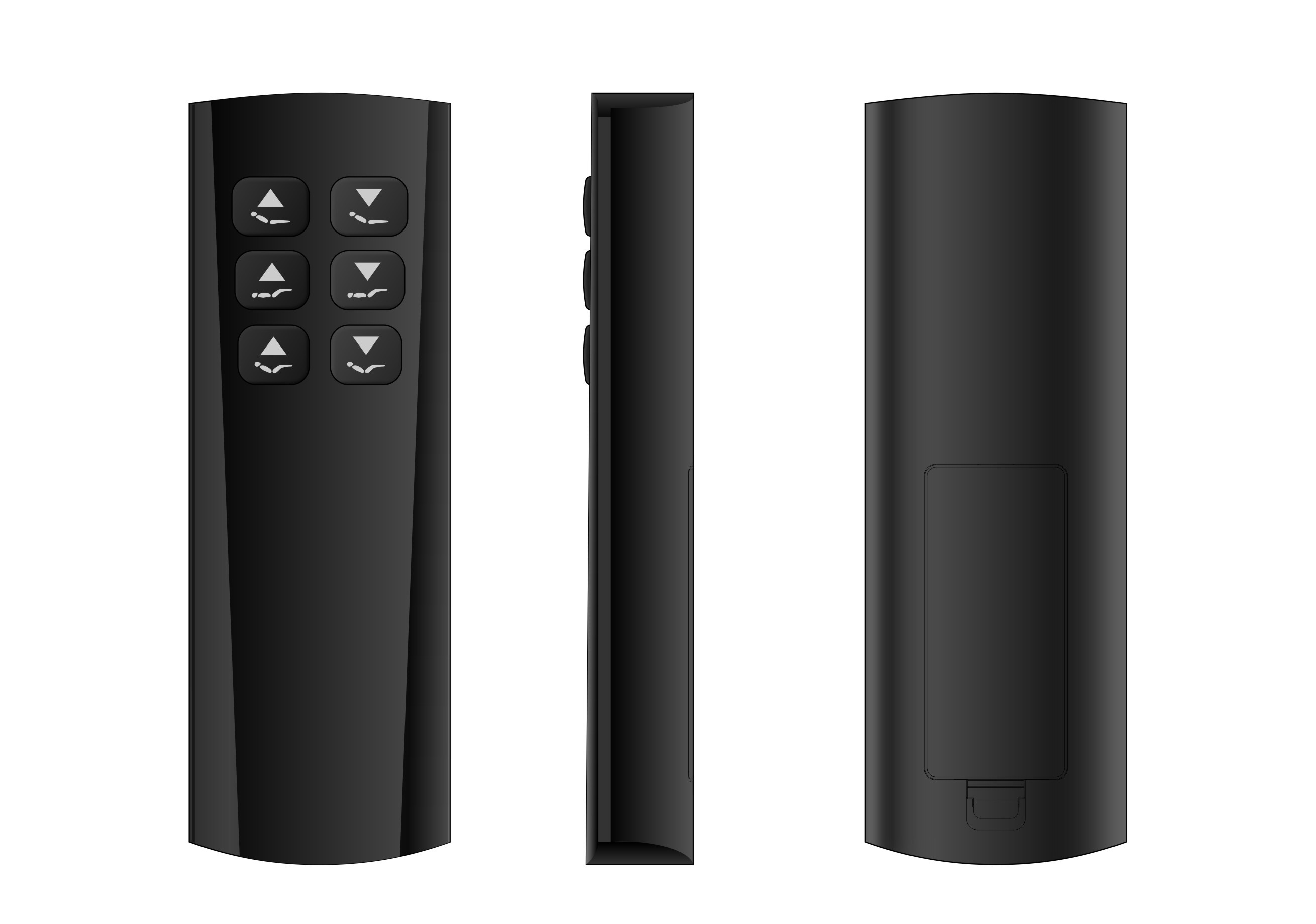 Unique Design Motor Control Remote, Electronic Remote Control Nice Reception Range