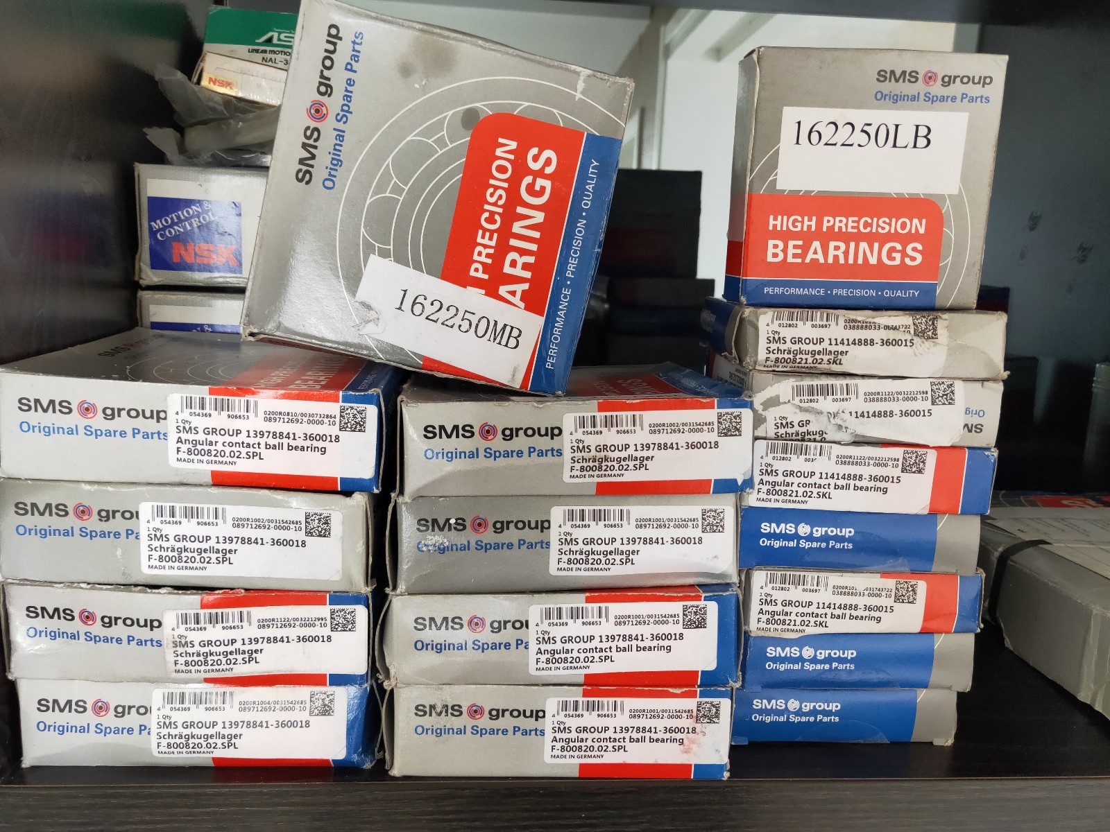 FAG SKF NSK TIMKEN SMS MRC GGB Original Brand New Bearings