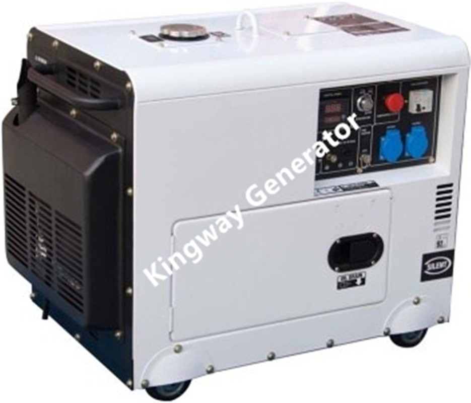 Orange Color Portable Generator Silent Generator Set 8KVA 12Hp
