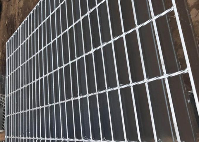 I Type Industrial Steel Grating , Galvanized Floor Grating Customized Size