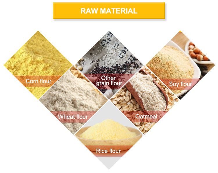 Snack Food Making Machine for Easy Operation and in Corn Wheat Flakes Puff Production