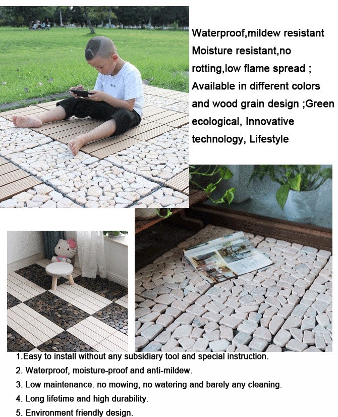 Square Portable Dance Floor 91*91cm Platform Size for Stone Tile Wall and Paving Stone
