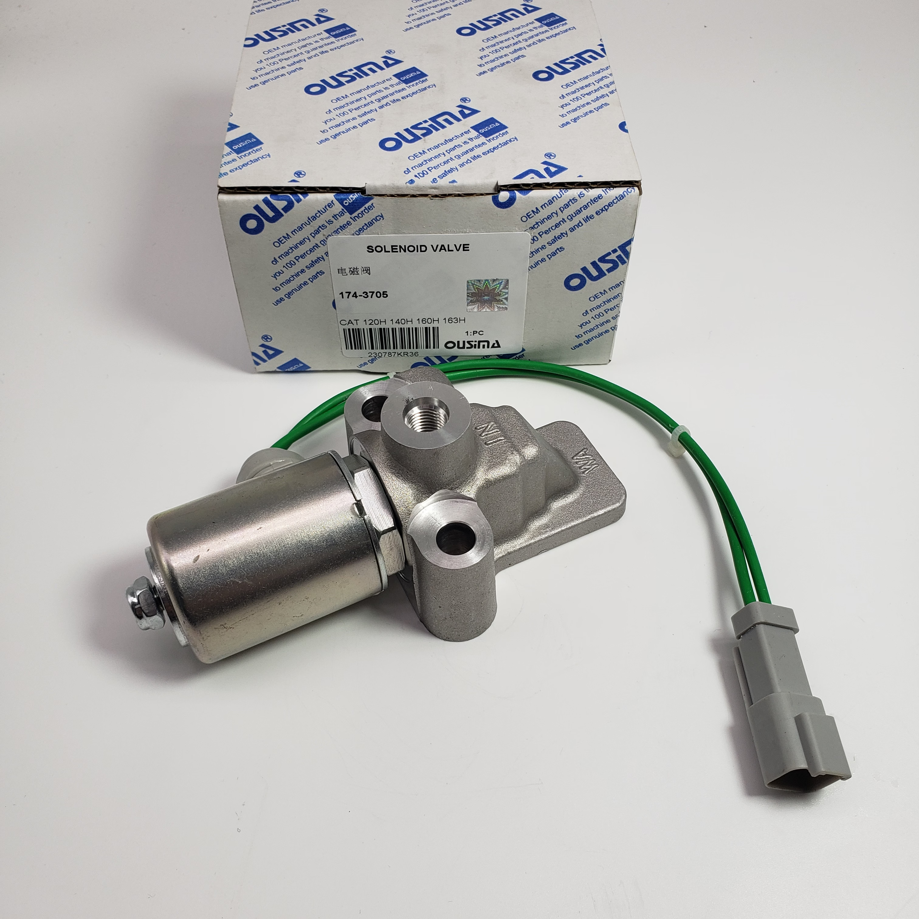 Solenoid Valve 174-3705 1743705 For CAT 120H 135H 163H 24H