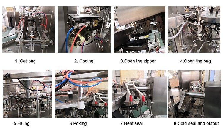 Premade Zipper Pouch Packing Machine