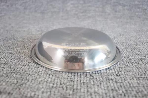 Kitchenware soy sauce dishes for sushi small round snack dish 11.5cm metal food