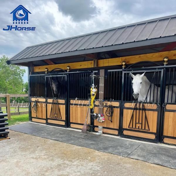 European Luxury Horse Stable Interior Wall Panels Internal Bamboo Horse Stall