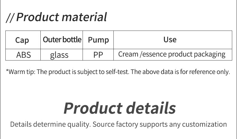 Skincare Cream Pump Bottle Transparent Round PET Bottles With Cap