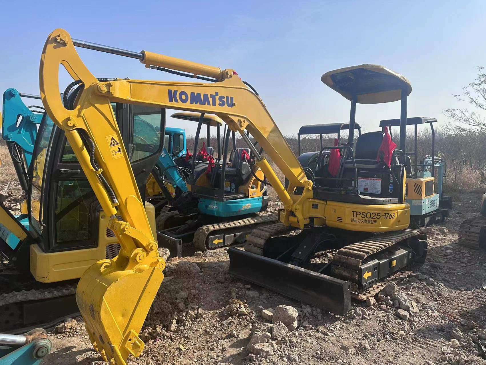 Used Komatsu Excavator PC35 Secoondhand 3.5ton Small Type Mini Crawler Digger