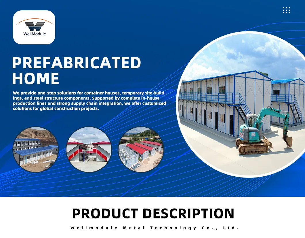 Customized T Type Modular House with Sandwich Panel System for Construction Camp, Remote Area Housing and Workforce Accommodation