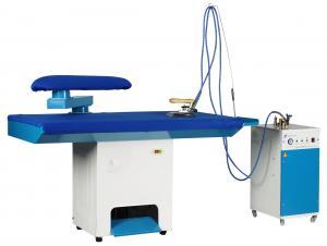  Laundry Commercial Hotel Equipment Suction Ironing Board Steam Ironing Machine Manufactures