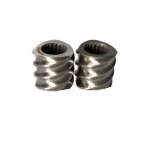 Plastic Machine 58mm Twin Screw Extruder Rectangle Spline Extruder Screw