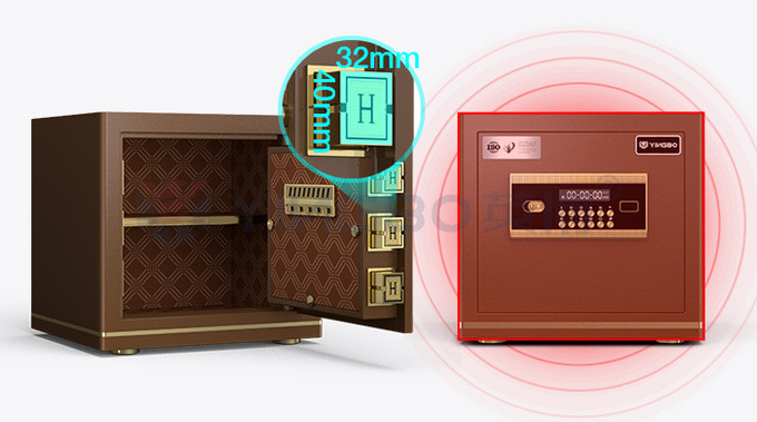 H13.78 Inch Smart Office Safe Box Electronic Dual Alarm YB/N7-35