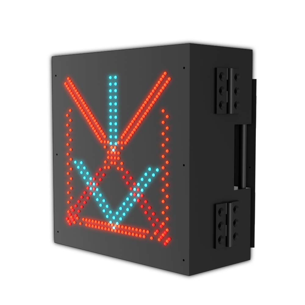 50W Lane Control LED Screen Sign Oriented Identification System
