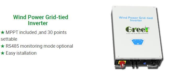 1KW 2KW 3 Phase Solar Wind Hybrid System Horizontal Wind Turbine Rooftop