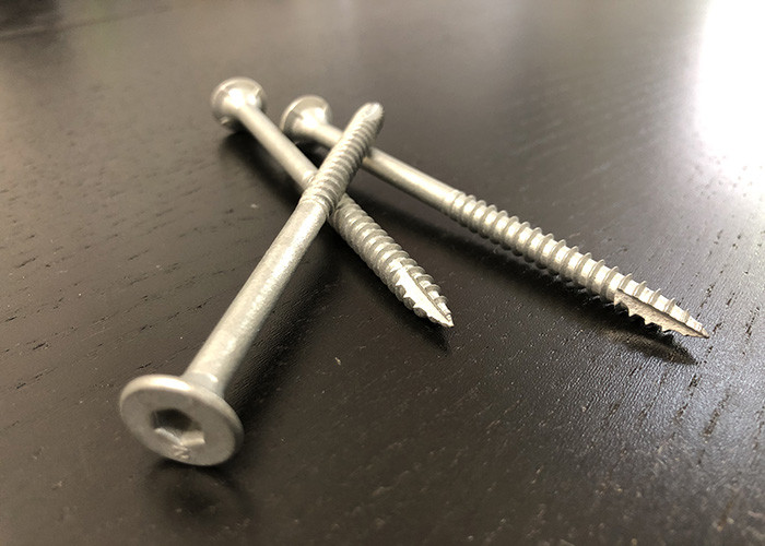 T17 Timber Batten Screws 100mm 14G Hexagon Head Wood Screws Galvanised C3