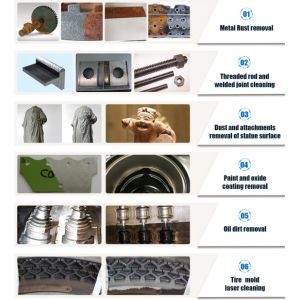 30w High Efficiency Rust Cleaning Laser Machine Beckhoff Control System