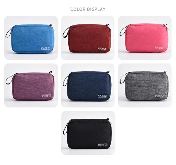 High Capacity Toiletries Organizer Storage Cosmetic Cases Travel Waterproof