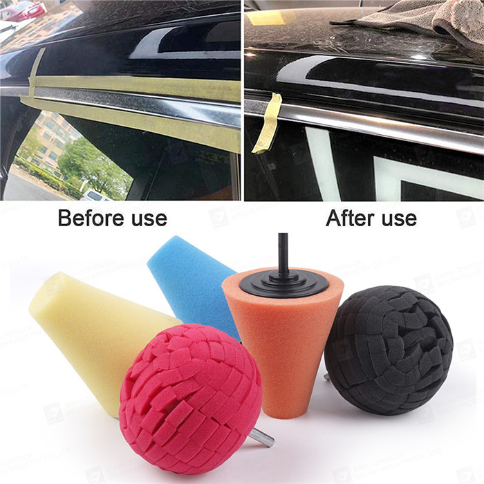 180g 3 Inch Car Polishing Sponges For Drill Car Polisher Wheel Hub