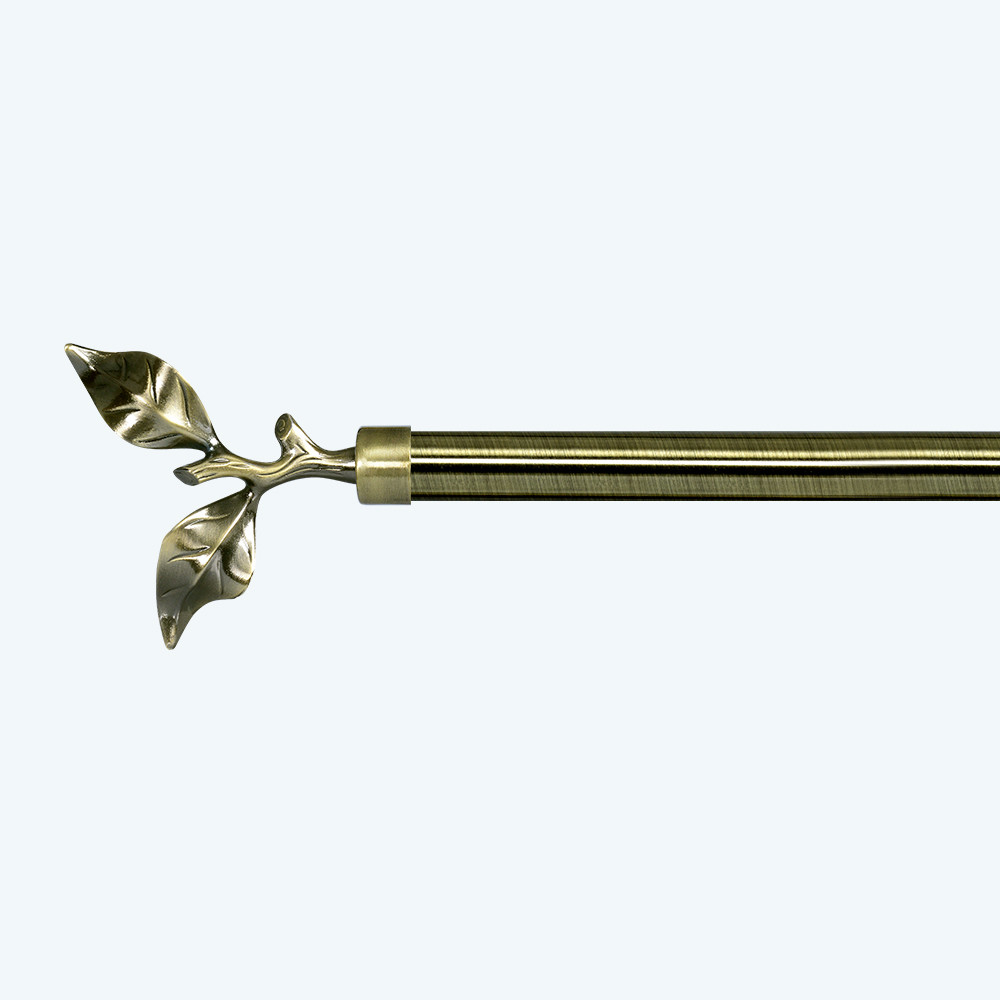 branch leaves curtain finial Customized curtain rod accessories single bracket