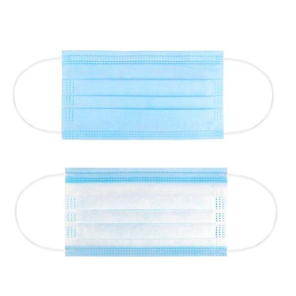 Quality 3 Layer CE Disposable Face Mask / Bule Disposable Dust Mask Earloop For Protection for sale