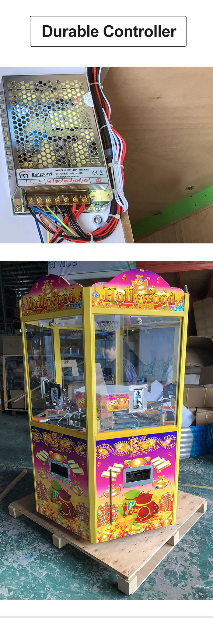 6 Person Amusement Game Machines Coin Pusher