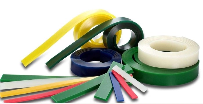 2-20mm Screen Printing Consumables Squeegee Rubber 50-90A Hardness