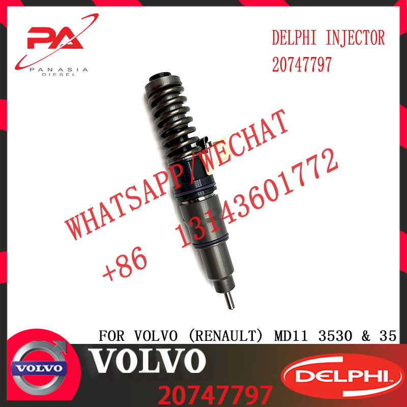common rail injector 20747797 BEBE4D12001 21582101 injector for V-O-L-V D9B D11B1-A MP diesel fuel injector nozzle 2074779