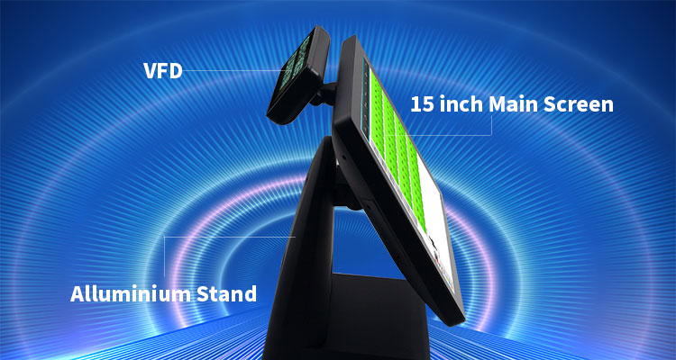 HDD-280A 15 inch Capacitive Touch Screen POS System with Win OS and SDK Function