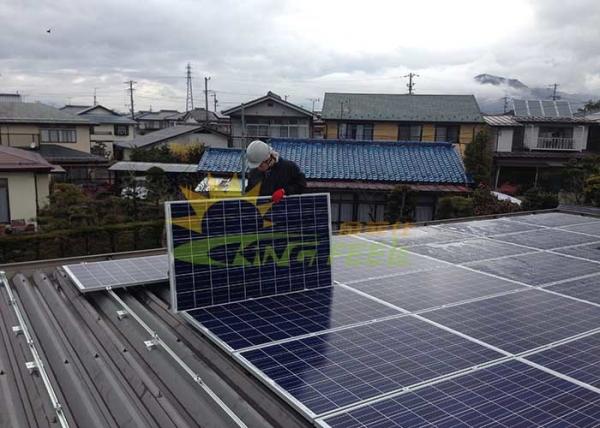 High Flexibility Solar Roof Racking Systems Aluminum Alloy & Stainless Steel