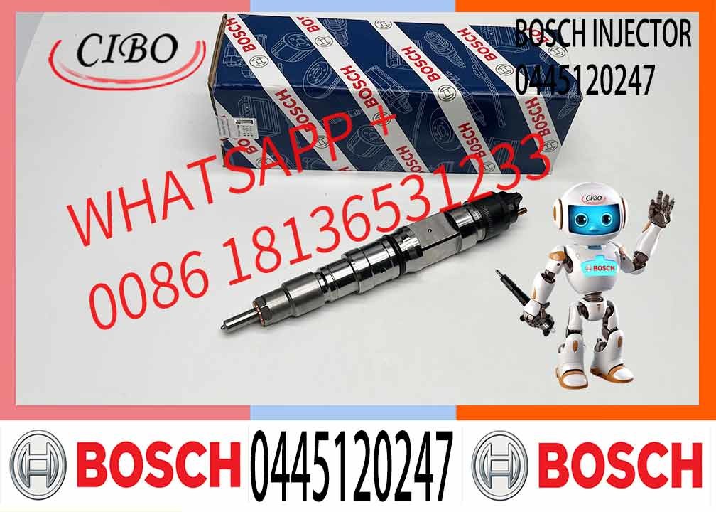 diesel fuel injector 0445 120 247 injector of diesel generator Genuine part fuel injector 0445120247