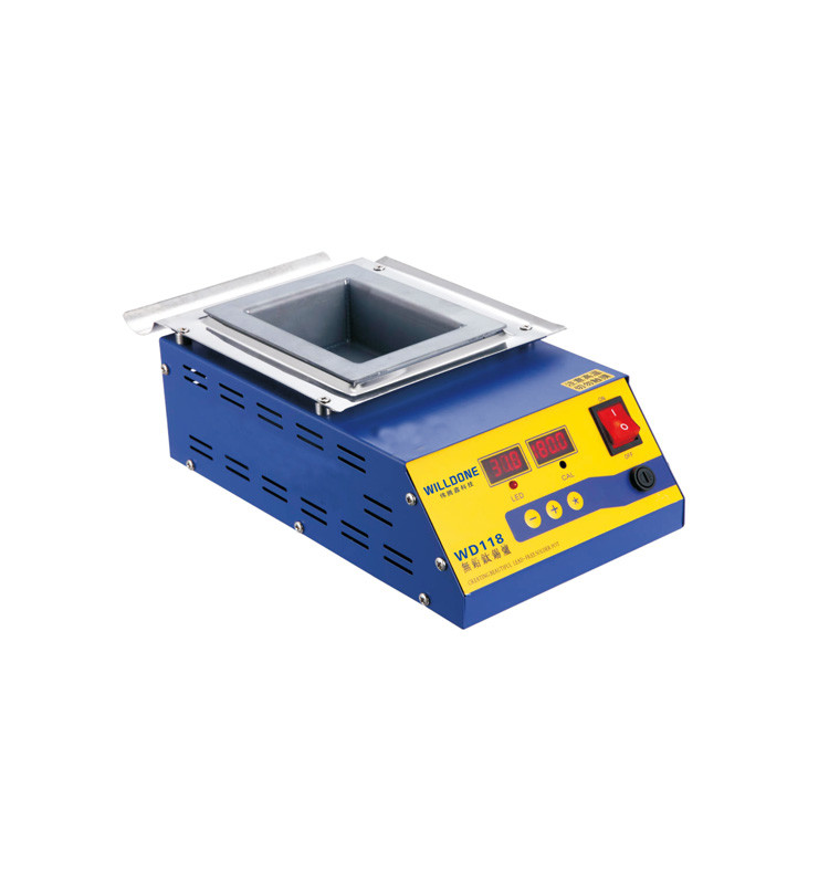 Titanium Lead Free Solder Pot , Square Small Solder Pot Anti High Temperature