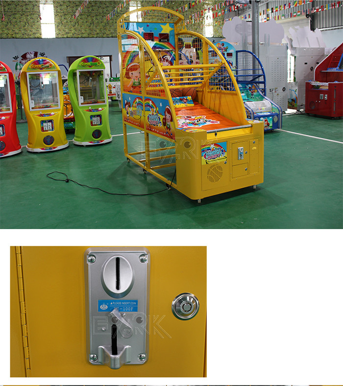 110 / 220V Indoor Street Arcade Basketball Game Machine For Children