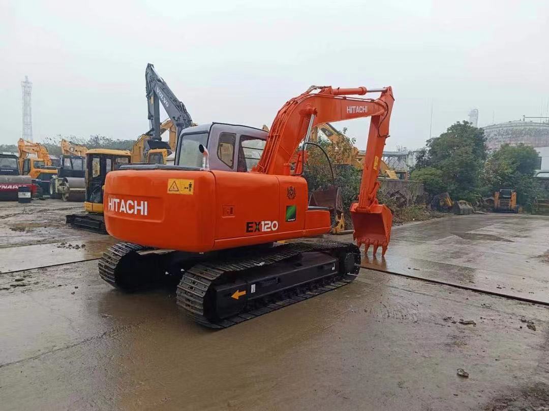 12 Tons Small Used Hitachi Zx120 Backhoe Excavator with ORIGINAL Hydraulic Cylinder