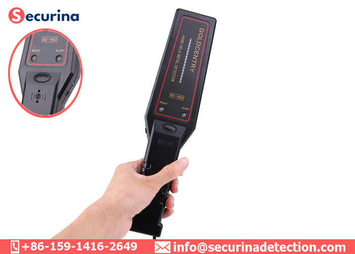 Adjustable Sensitivity Security Metal Detector Wand High Sensitive Scanner Tool