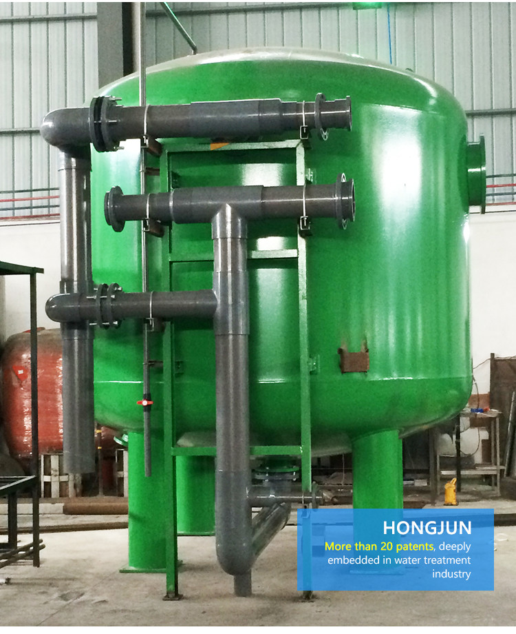 500-100000 L/H Industrial Sand Filter , Pressure Sand Filters For Water Treatment