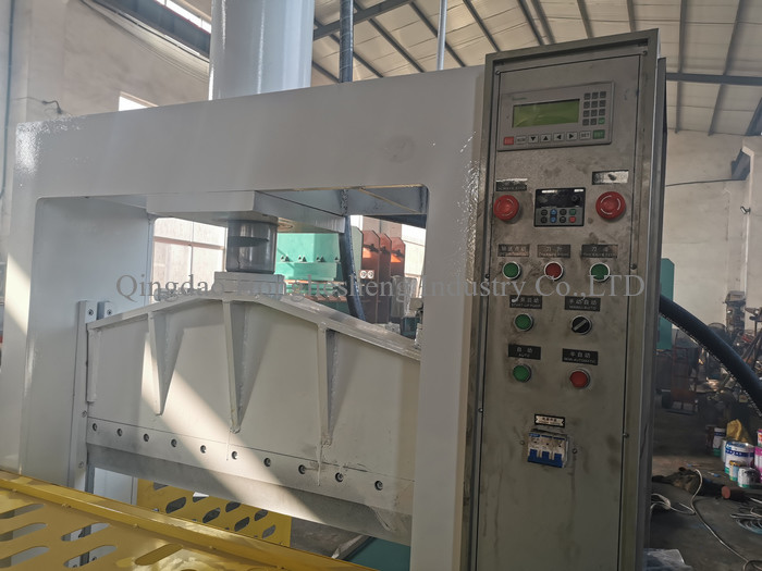 8T 660mm Knife Vertical Rubber Bale Cutter Plastic Guillotine Cutter