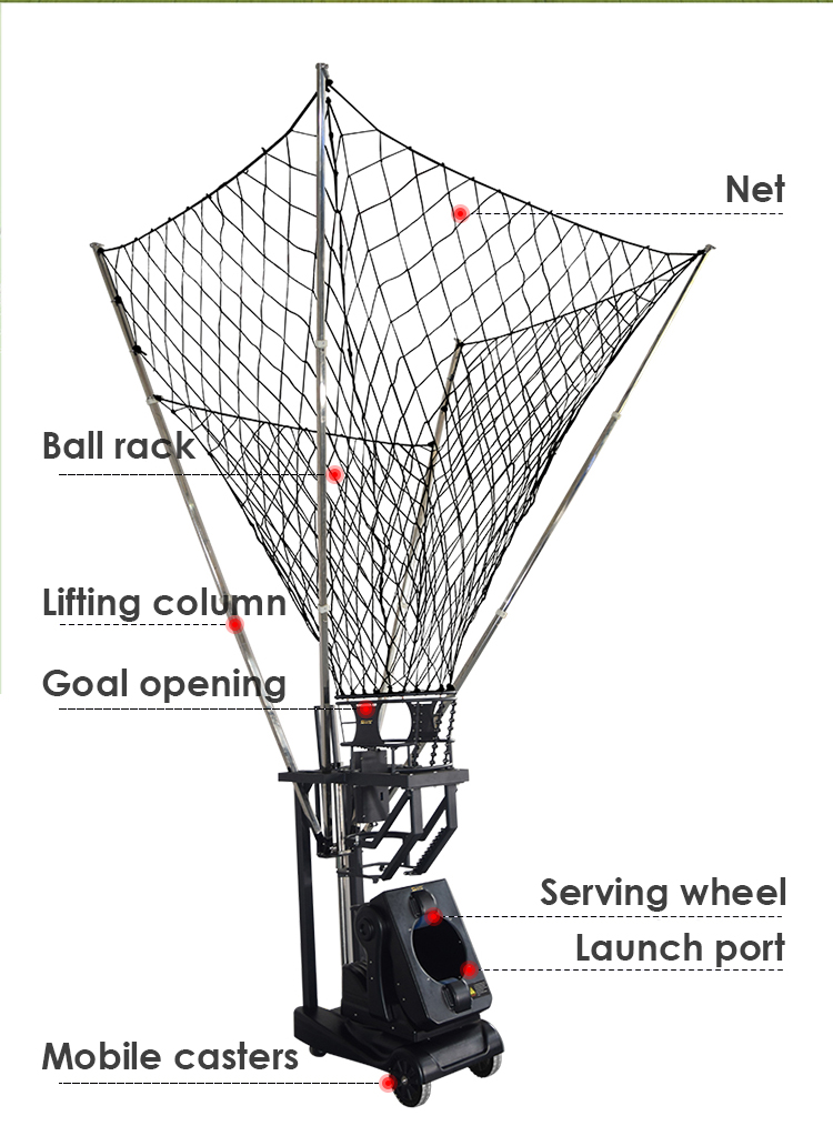 Cable Connected Basketball Shot Trainer Machine For Indoor Outdoor Gym Usage