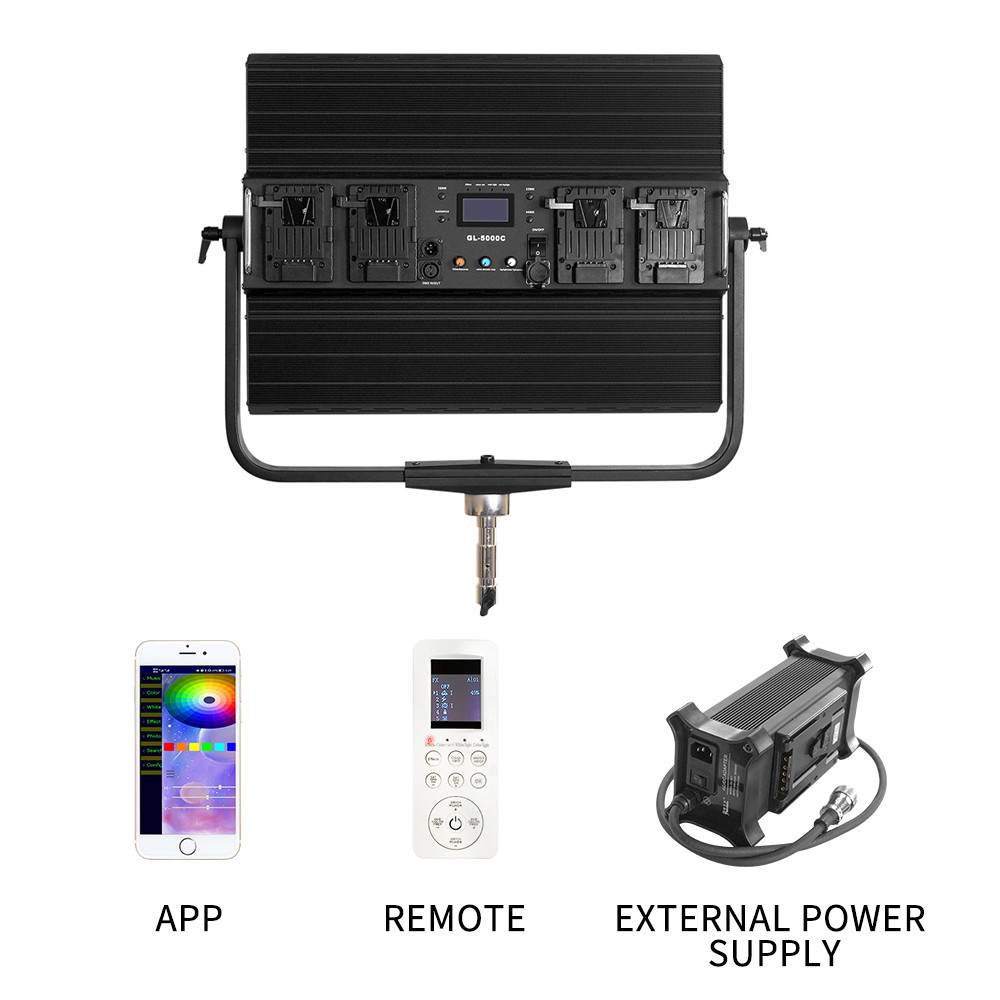 500W 56V Outdoor RGB LED Film Lights Wireless DMX Control Rgbw Led Stage Lights 50000lm