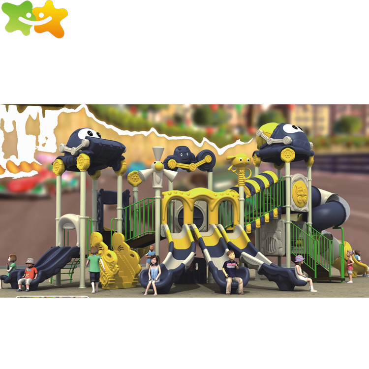 Exciting And Challenging Plastic Playground Slide / Toys Kids Slides