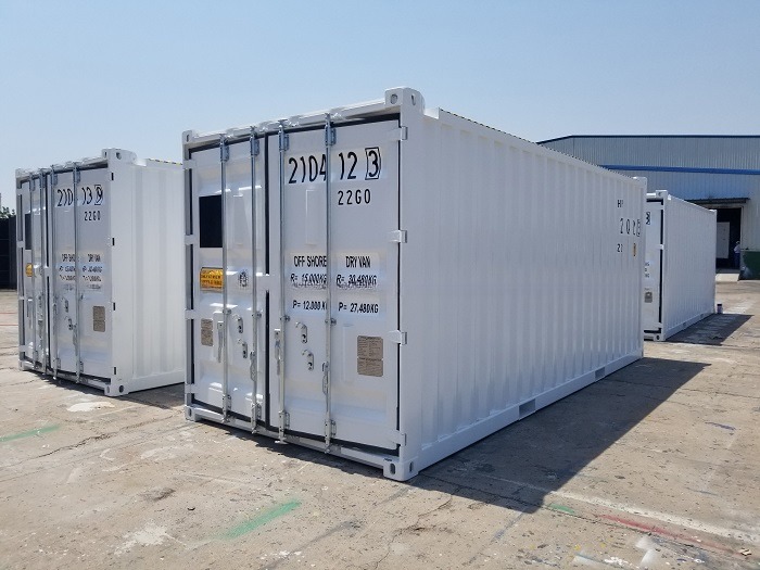 6058 x 2438 x 2896 mm DNV 2.7-1 Standard Open Side Door High Cube Offshore Container with Corten Steel and Side Opening Door