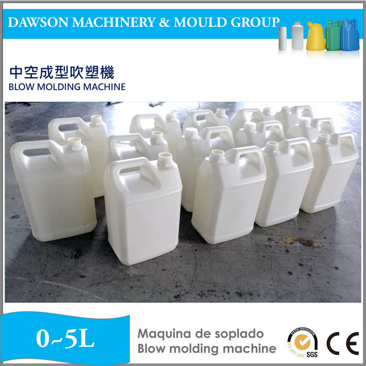 5L HDPE Lubricant Bottle Double Station Blow Moulding Machine