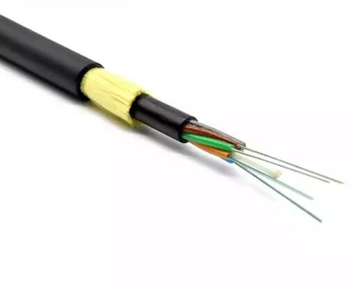 long distance fiber optic cable Single Sheathed 4 Core ADSS Span 100M Overhead