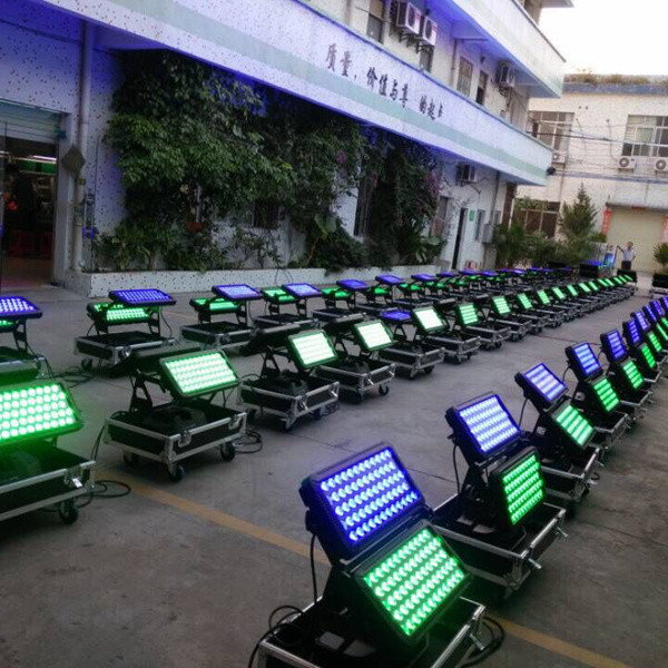 Free shipping China High quality 6IN1 120*18W Waterproof RGBWA UV IP65 Outdoor LED City Color Wash Light