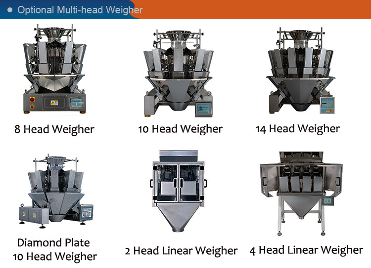 1000ml Automatic Vertical Packaging Machine For Frozen Shrimp / Dry fruits / Nuts