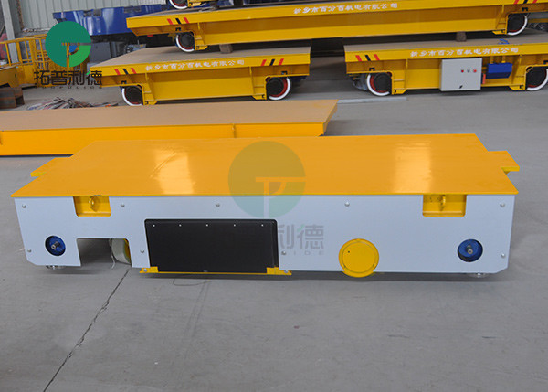 Manually-Automatically Guided Vehicle Trackless Motorized Transfer Trolley For Material Handling