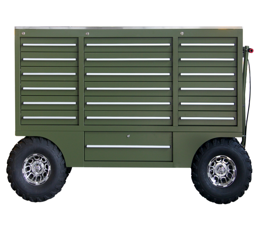 ODM Supported Heavy Duty Steel Cabinet Tool Storage Trolley with Optional Drawer Mat