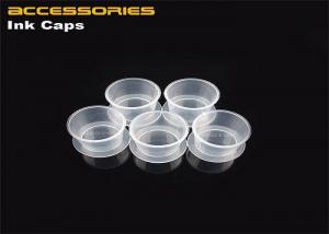 China Transparaent Disposable Tattoo Ink Cups 10.5mm Diameter White Color on sale